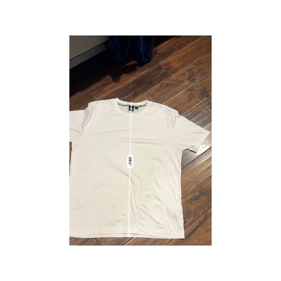 BOSS Hugo Boss Mens Minimal Logo Tee (White) - Picture 12 of 12